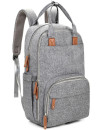 Multi Functional Large Capacity Diaper Bag Backpack Two Stroller Straps Padded laptop pocket